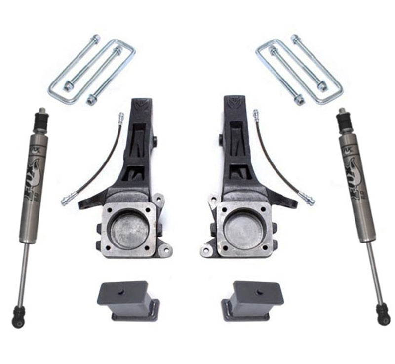 MaxTrac 05-18 Toyota Tacoma 2WD 6 Lug 4in/2in MaxPro Elite Spindle Lift Kit w/FOX Shocks K886842F K886842F Photo - Primary