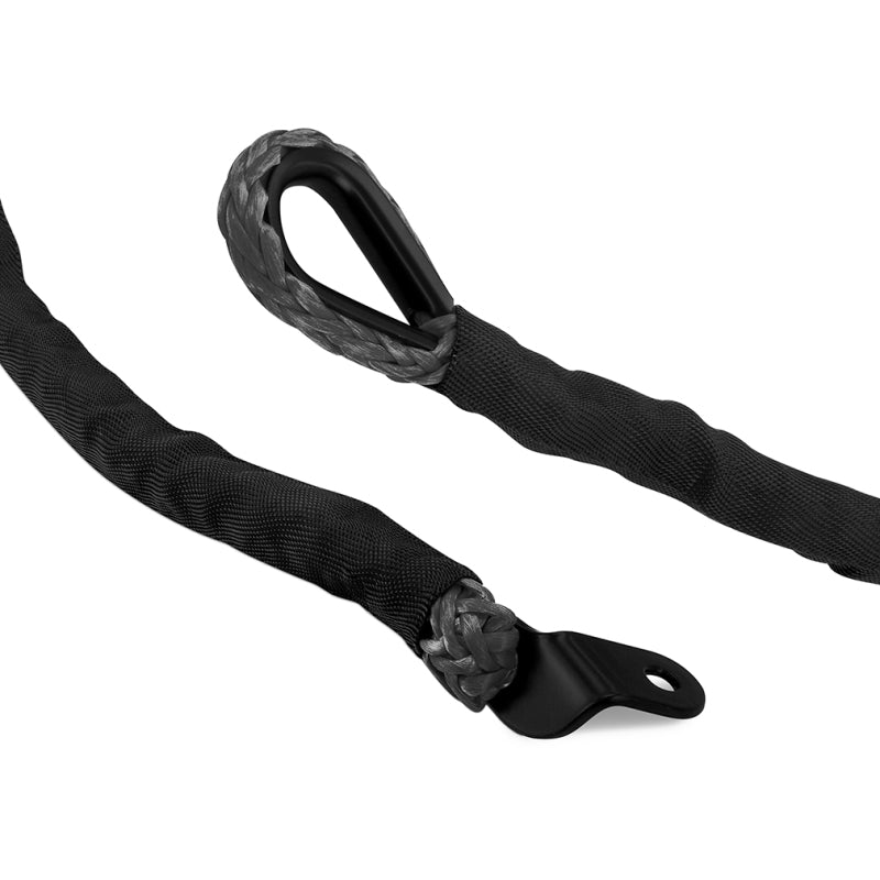 Borne Off-Road Winch Hook - 3/8in Rope - Hand Strap - Black BNWN-SR-38-85KBK BNWN-SR-38-85KBK Photo - Primary