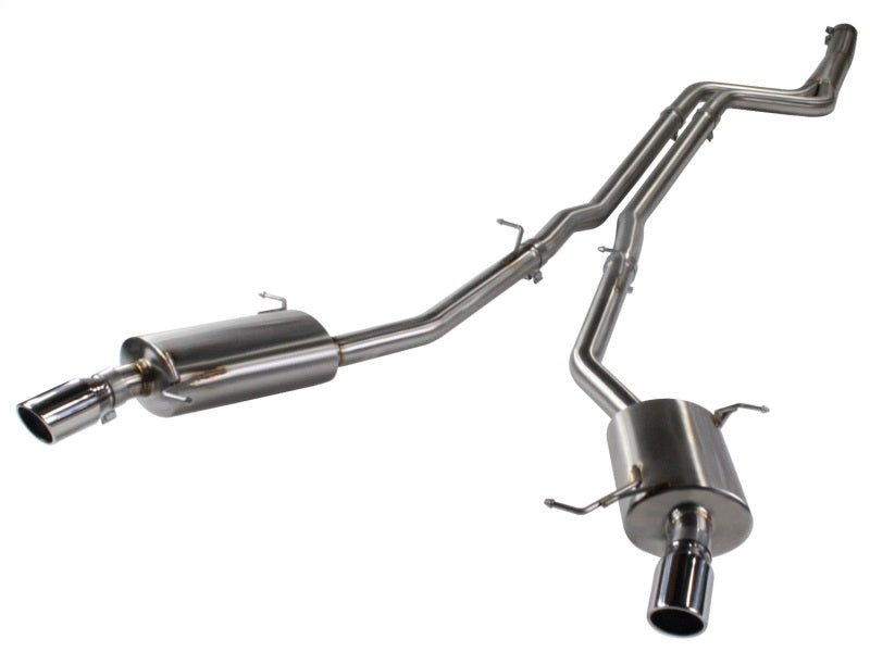 aFe MACH Force-Xp 2-1/2in Stainless Steel Down-Pipe Back Exhaust System 49-36308 Photo - Primary