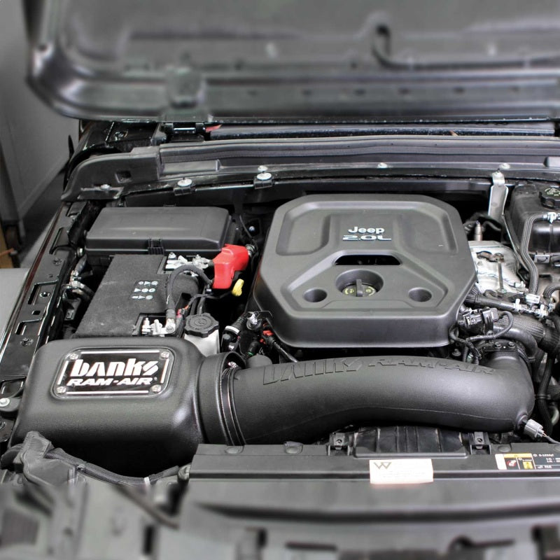 Banks Power 18-21 Jeep 2.0L Turbo Wrangler (JL) Ram-Air Intake System 41844 41844 Photo - Mounted
