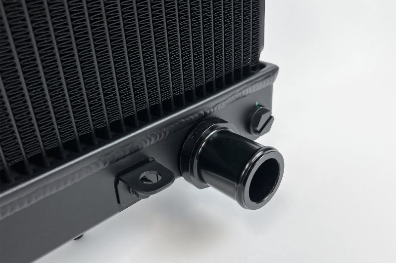 CSF Nissan R33 Skyline GT-R/GTS Full Billet Aluminum High-Performance Radiator - Black 7219B 7219B Photo - Close Up
