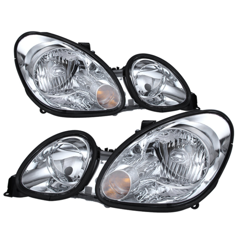 SPYDER Xtune Lexus GS300/GS400/GS430 98-05 Halogen Only Crystal Headlights Chrome HD-JH-LGS98-C 9026928 9026928 Photo - Primary