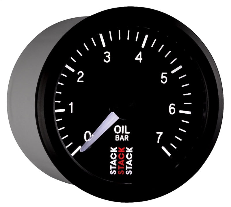 Autometer Stack 52mm 0-7 Bar M10 Male Pro Stepper Motor Oil Pressure Gauge - Black ST3301 ST3301 User 6