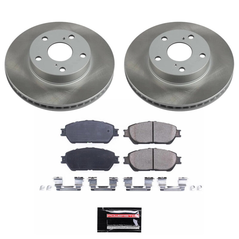 PowerStop Power Stop 05-15 Toyota Tacoma Front Semi-Coated Rotor Kit SC5431 SC5431 Photo - Primary