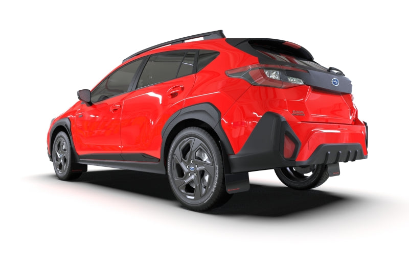 Rally Armor 2024 Subaru Crosstrek Black UR Mud Flap Light Blue Logo MF106-UR-BLK-NB MF106-UR-BLK-NB User 1