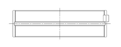 ACL Alfa Romeo 1570/1779/1962cc Performance Race H Series Main Bearing Set 5M1112H-STD 5M1112H-STD Technical Drawing
