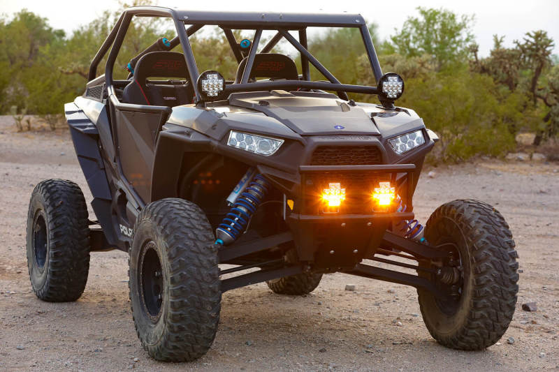 ARB Nacho 5.75in Offroad TM5 Amber White LED Light Set TM522 TM522 Photo - Mounted