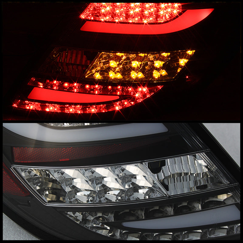 Spyder Mercedes Benz W204 C-Class 11-14 LED Tail Lights - Blk ALT-YD-MBZC11-LED-BK 5072733 5072733 User 1