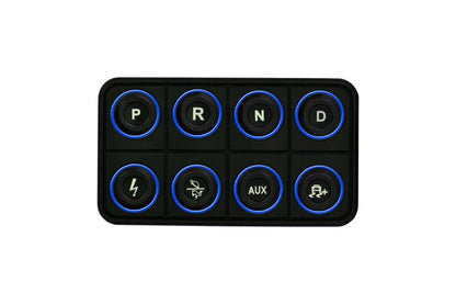 AEM EV 8 Button Keypad CAN Based Programmable Backlighting 30-8400 30-8400 Photo - Primary