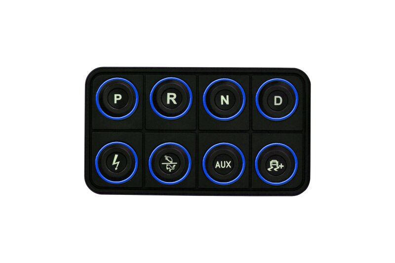 AEM EV 8 Button Keypad CAN Based Programmable Backlighting 30-8400 30-8400 Photo - Primary