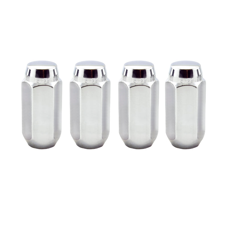 McGard Hex Lug Nut (Cone Seat) M14X1.5 / 22mm Hex / 1.945in. Length (4-Pack) - Chrome 64014 64014 Photo - out of package