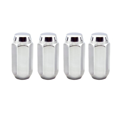 McGard Hex Lug Nut (Cone Seat) M14X1.5 / 22mm Hex / 1.945in. Length (4-Pack) - Chrome 64014 64014 Photo - out of package
