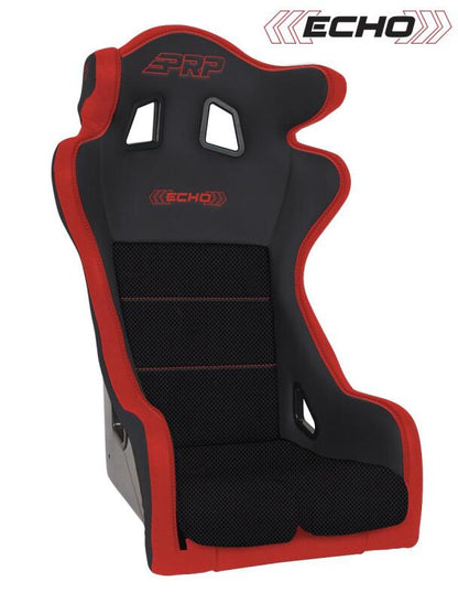 PRP Seats PRP Echo Composite Seat- Black/Red (PRP Red Outline/Delta Red- Red Stitching) A38-237 A38-237 Photo - Primary