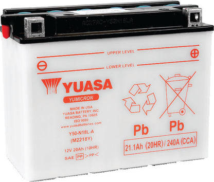 Yuasa Battery Yuasa Y50-N18L-A Yuasa Battery YUAM2218YTWN YUAM2218YTWN Photo - Primary