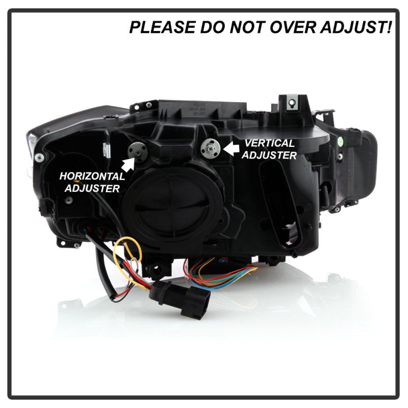 Spyder 12-14 BMW F30 3 Series 4DR Projector Headlights - Black PRO-YD-BMWF3012-AFSHID-BK 5086754 5086754 User 5