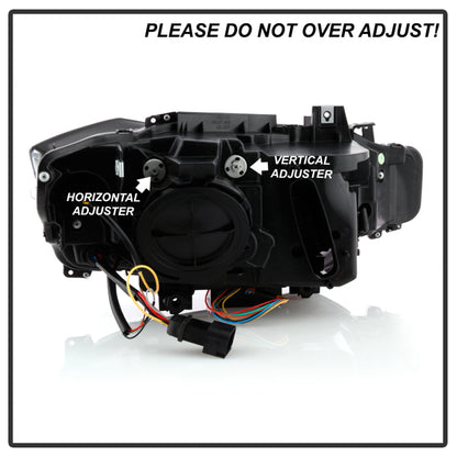 Spyder 12-14 BMW F30 3 Series 4DR Projector Headlights - Black PRO-YD-BMWF3012-AFSHID-BK 5086754 5086754 User 5