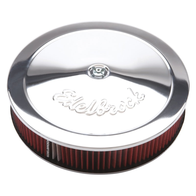 Edelbrock Air Cleaner, Pro-Flo Series, Round, 14 In. Diameter, Cloth Element 1224 Photo - Unmounted