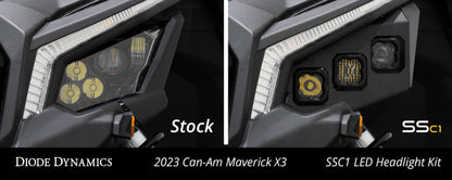 Diode Dynamics 17-24 Can-Am Maverick X3 C1 Headlamp Kit - Sport White ABL (Pair) DD7887 DD7887 User 5