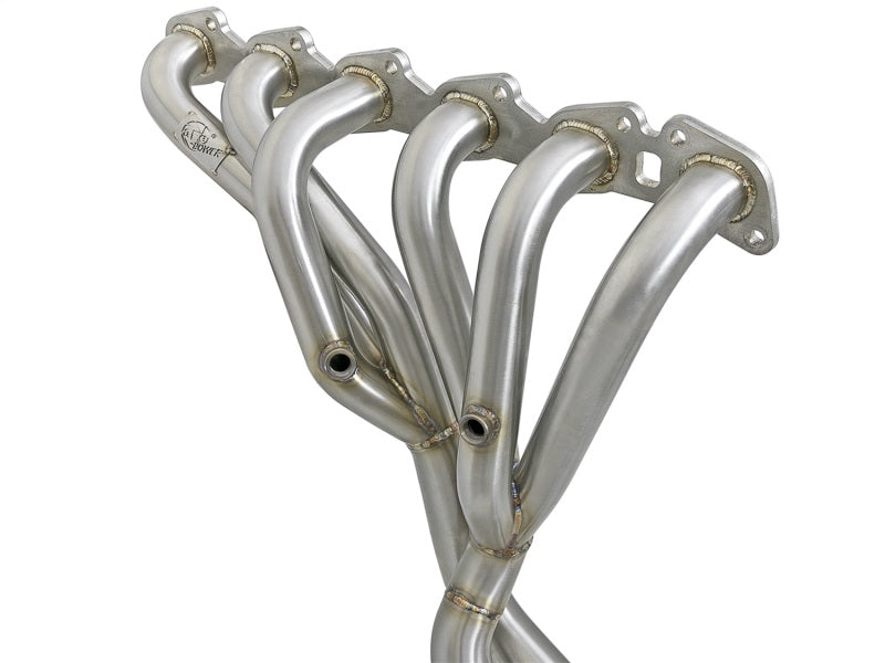 aFe Twisted Steel Long Tube Header & Connection Pipes Street Series Nissan 48-36109-YC Photo - Unmounted