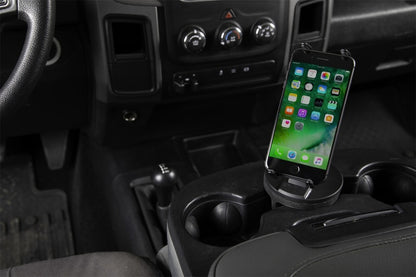 Daystar Hands Free Phone Grip Fits In Cup Holder DASKU81001BK KU81001BK Photo - Mounted