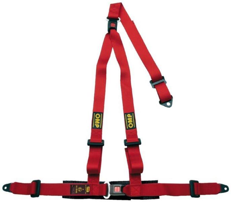 OMP 3 Point Harness - Red DA0-0509-A01-061 DA0-0509-A01-061 Photo - Primary