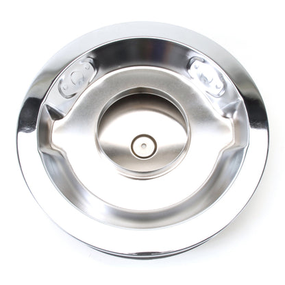 Edelbrock Air Cleaner, Pro-Flo Series, Round, Steel Top, Paper Element, 14" Dia. 1221 Photo - out of package