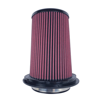 Injen 8-Layer Oiled Cotton Gauze Air Filter 5in Flange ID 8in Base/ 7.9in Height/ 5.3in Inertia Top X-1116-BR X-1116-BR Photo - Primary