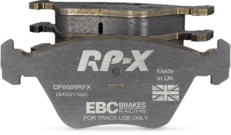 EBC Racing 08-11 Nissan GT-R (R35) 3.8L Twin Turbo (Cast Iron Rotors) RP-X Front Brake Pads DP81983RPX DP81983RPX User 1