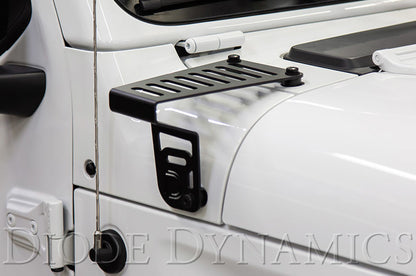 Diode Dynamics 18-21 Jeep JL Wrangler/Gladiator SS6 Cowl LED Bracket Kit - White Flood DD6093 DD6093 User 4