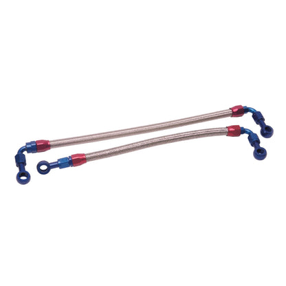 Russell Pre-Fit SS Braided Fuel Hose Kit - 92-95 Honda Civic EX/99-00 Civic Si 641120 Photo - Primary