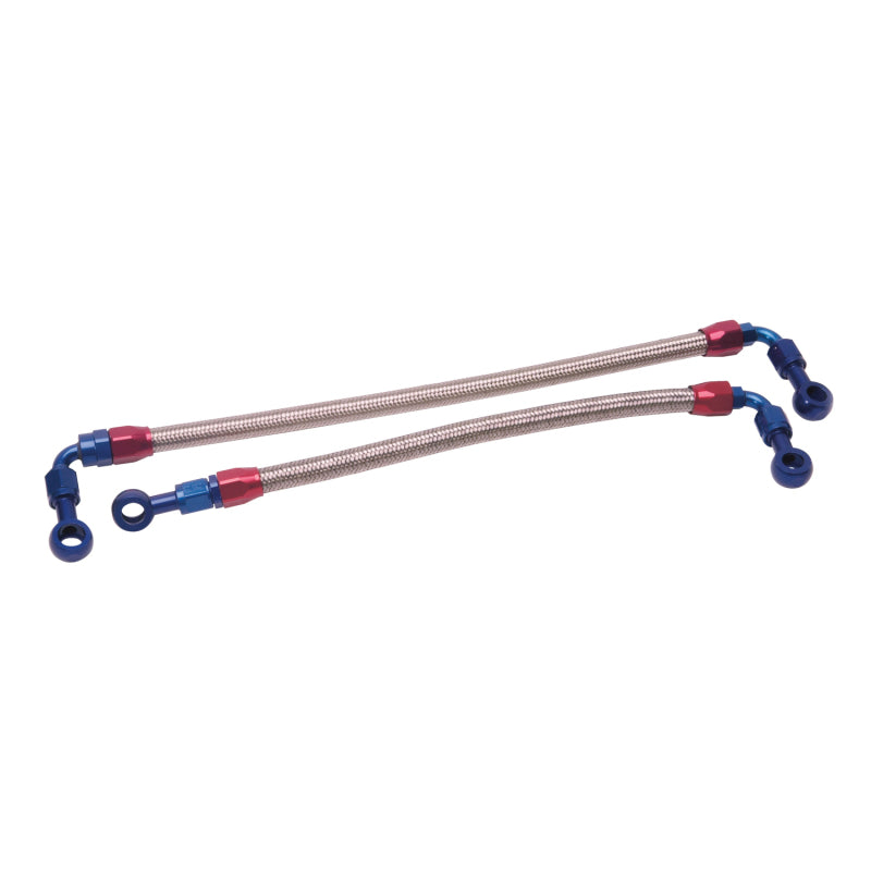 Russell Pre-Fit SS Braided Fuel Hose Kit - 92-95 Honda Civic EX/99-00 Civic Si 641120 Photo - Primary