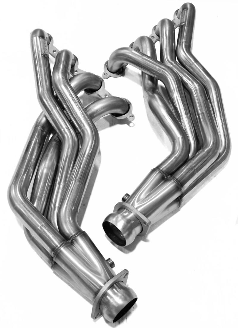 Kooks 2009-2014 Cadillac CTS-V. LS9 6.2L 1 7/8in x 3in SS Longtube Headers and OEM Catted SS X-Pipe 2311H420 2311H420 Photo - Close Up