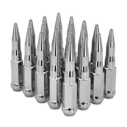 BLOX Racing Original Spike Forged Lug Nut 14x1.5mm - Chrome 20 Piece BXAC-00166-20 BXAC-00166-20 User 1
