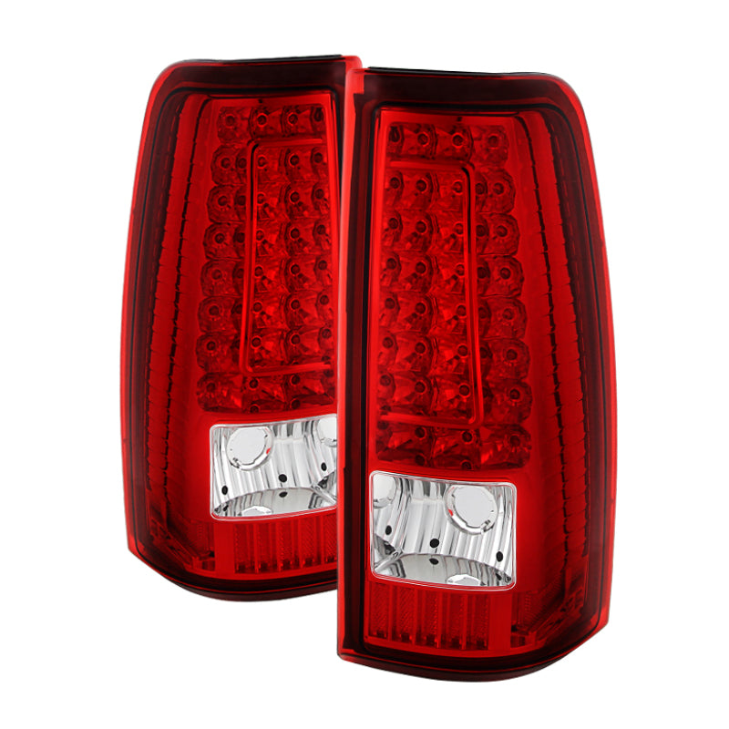 SPYDER Xtune Chevy Silverado 1500/2500/3500 99-02 Version 2 LED Tail Lights Red Clear ALT-ON-CS99-G2-LED-RC 5081247 5081247 Photo - Primary