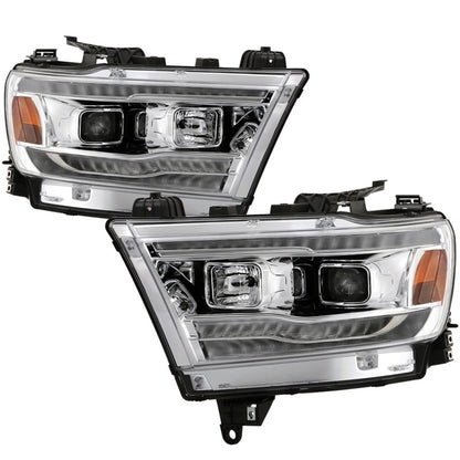 Spyder Dodge Ram 19-20 Halogen Model Projector Headlights Chrome PRO-YD-DR19HALSI-SEQ-C 5087409 5087409 Photo - Primary