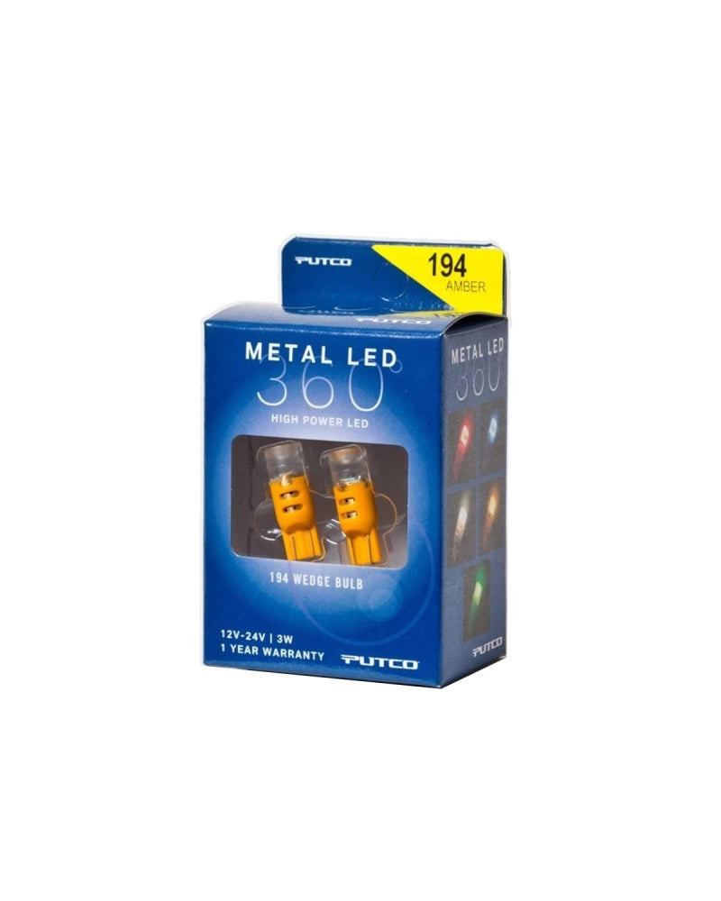 Putco 194 - Amber Metal 360 LED 340194A-360 340194A-360 Photo - Primary