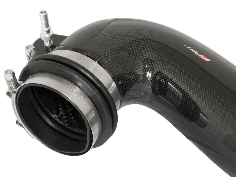 aFe Black Series Momentum Carbon Fiber Cold Air Intake System: Chevrolet C 52-74202-C Photo - Close Up
