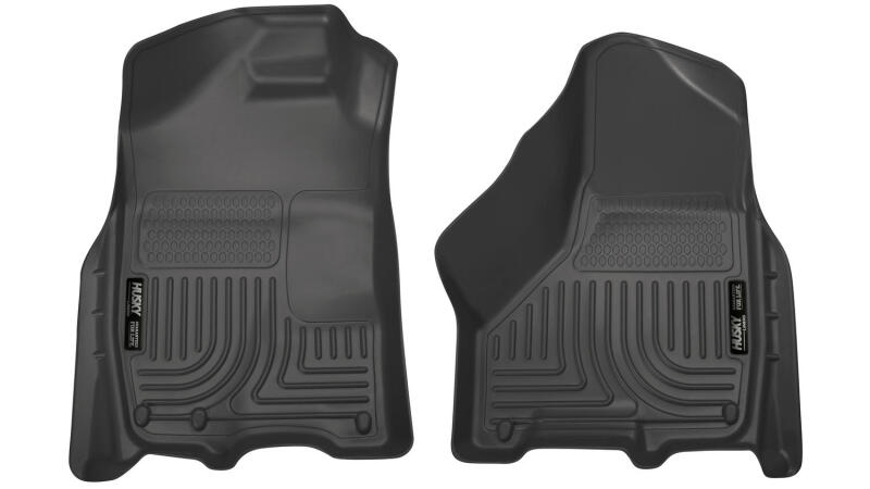Husky Liners 09-10 Dodge Ram 1500/2500/3500 WeatherBeater Front Row Black Floor 18001 Photo - Primary