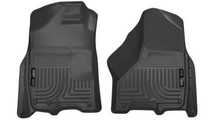 Husky Liners 09-10 Dodge Ram 1500/2500/3500 WeatherBeater Front Row Black Floor 18001 Photo - Primary