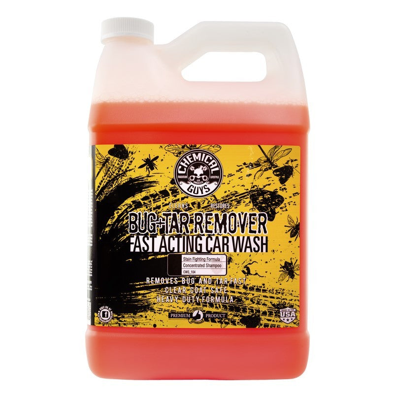 Chemical Guys Bug & Tar Heavy Duty Car Wash Shampoo - 1 Gallon (P4) CWS_104