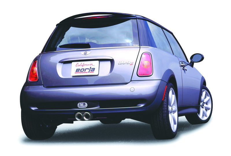 Borla 04-06 Mini Cooper S (Incl. Convertible) Aggressive Cat-back 140119 140119 Photo - Close Up