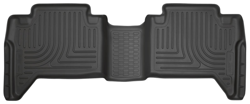 Husky Liners 2016 Toyota Tacoma Crew Cab WeatherBeater 2nd Row Black Floor Liners 14951 Photo - Primary