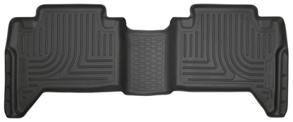 Husky Liners 2016 Toyota Tacoma Crew Cab WeatherBeater 2nd Row Black Floor Liners 14951 Photo - Primary
