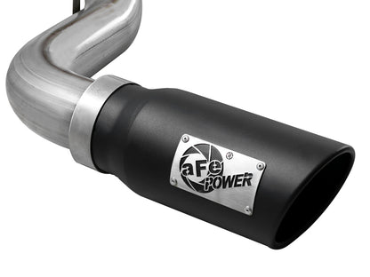 afe Apollo GT Series 2019 GM Silverado/Sierra 1500 4.3L/5.3L 409 SS CatBack Exhaust System w/Blk Tip 49-44107-B 49-44107-B Photo - Close Up