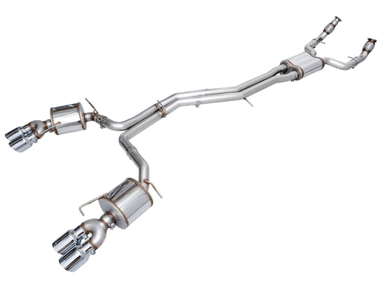 AWE Tuning 19-23 Audi C8 S6/S7 2.9T V6 AWD Touring Edition Exhaust - Chrome Silver Tips 3015-42103 3015-42103 Photo - Primary