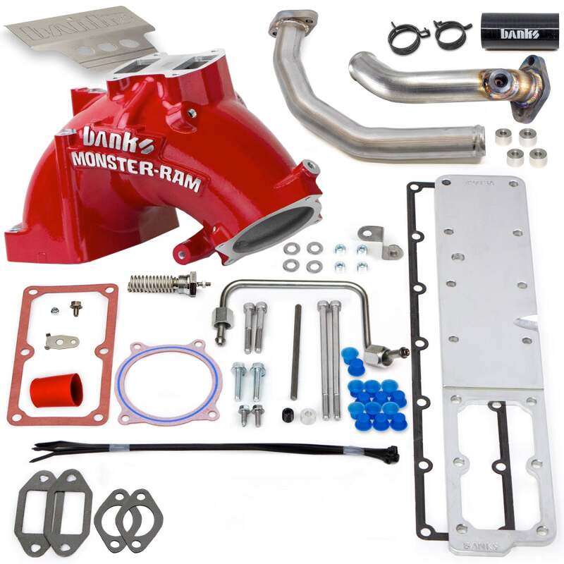 Banks Power 19-24 Ram 3500/4500/5500 6.7L Diesel Monster-Ram Intake System w/Fuel Line - Red 42805-R 42805-R User 1