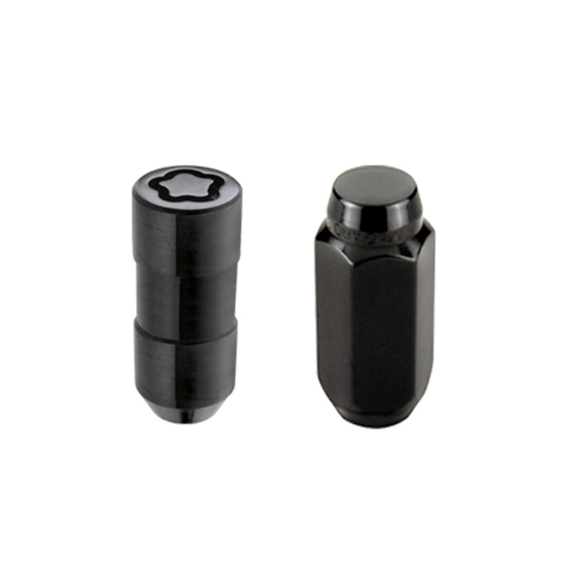 McGard 6 Lug Hex Install Kit w/Locks (Cone Seat Nut) M14X1.5 / 22mm Hex / 1.945in. Length - Black 84640 84640 Photo - Primary