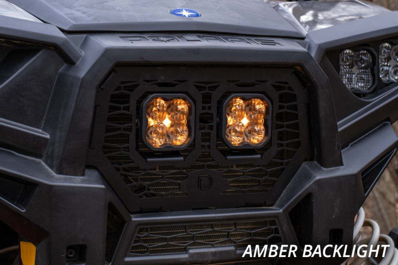 Diode Dynamics 14-18 Polaris RZR XP Stage Series LED Grille Kit - Pro Yellow Fog DD7862 DD7862 User 3