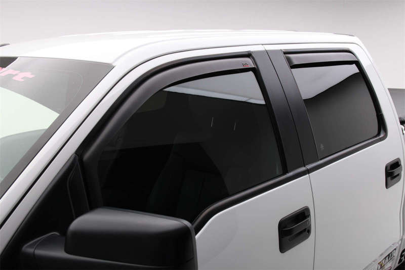 EGR 15+ Ford F150 Super Cab In-Channel Window Visors - Set of 4 - Matte (573475) 573475 573475 Photo - lifestyle view