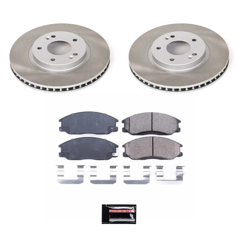 PowerStop Power Stop 01-06 Hyundai Santa Fe Front Semi-Coated Rotor Kit SC5250 SC5250 Photo - Primary